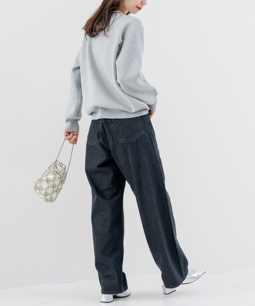 refinedworks（リファインドワークス）の「【refinedworks】美脚見え ストレートデニムパンツ！（その他パンツ・レディース・ブラック/ネイビー・FREE）」の15枚目の写真