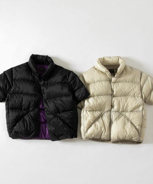 セール】『別注』TAION×EKAL ハーフスリーブダウンジャケット（ダウン