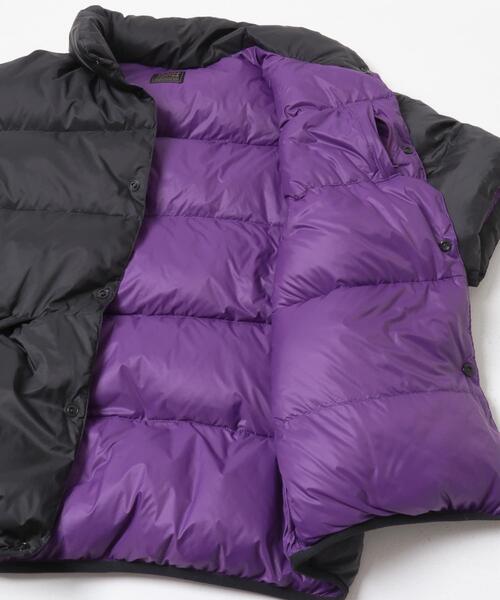 TAION（タイオン）の「『別注』TAION×EKAL　ハーフスリーブダウンジャケット（ダウンジャケット/コート・メンズ・グレー/ブラック・MEDIUM/LARGE）」の14枚目の写真