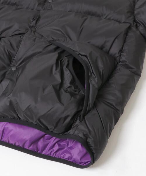 TAION（タイオン）の「『別注』TAION×EKAL　ハーフスリーブダウンジャケット（ダウンジャケット/コート・メンズ・グレー/ブラック・MEDIUM/LARGE）」の15枚目の写真