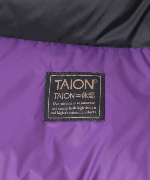 TAION（タイオン）の「『別注』TAION×EKAL　ハーフスリーブダウンジャケット（ダウンジャケット/コート・メンズ・グレー/ブラック・MEDIUM/LARGE）」の18枚目の写真