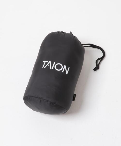 TAION（タイオン）の「『別注』TAION×EKAL　ハーフスリーブダウンジャケット（ダウンジャケット/コート・メンズ・グレー/ブラック・MEDIUM/LARGE）」の19枚目の写真