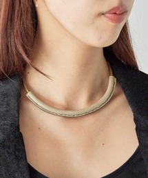 crescioni クレッシオーニ レザーネックレス ブラウン セール】crescioni vaso ネックレス（ネックレス）｜Crescioni