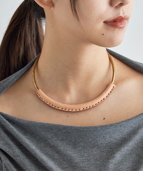 crescioni/クレッシオーニ kiva bracelet ラティーゴレザー チョーカー