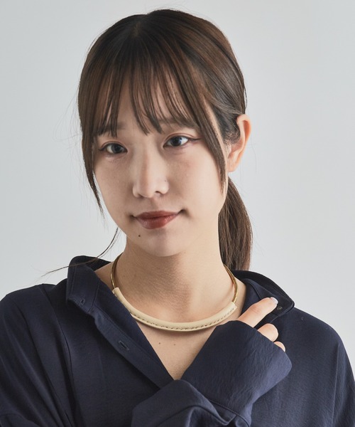 crescioni/クレッシオーニ kiva bracelet ラティーゴレザー チョーカー