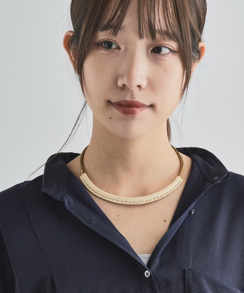 crescioni/クレッシオーニ kiva bracelet ラティーゴレザー チョーカー