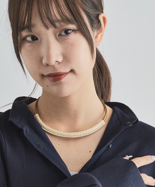 crescioni/クレッシオーニ kiva bracelet ラティーゴレザー チョーカー