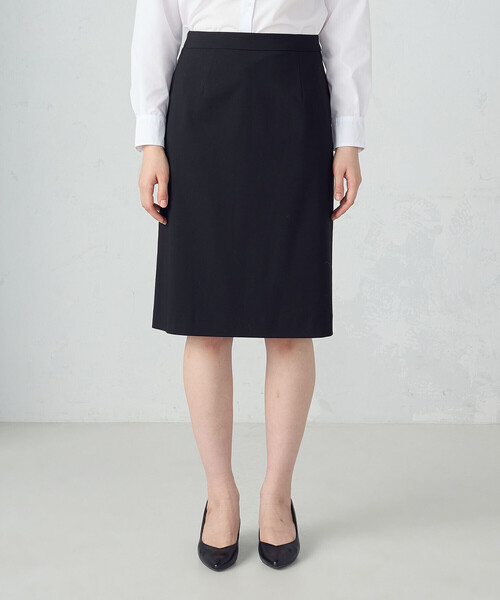 COMME CA ISM（コムサイズム）の「【セットアップ対応】SUPER-TEX ウール混トロピカルストレッチ タイトスカート（スーツスカート・レディース・ブラック・X-SMALL/SMALL/MEDIUM/LARGE/X-LARGE）」の6枚目の写真