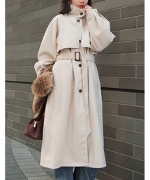Re:EDIT（リエディ）の「[2025AW COLLECTION]ウールタッチベルト付きステンカラーコート（ステンカラーコート）」