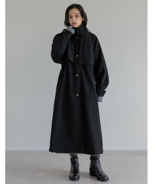 m*i様 【新品タグ付き】ReZARD ステンカラーコートブラック　S m*i様 【新品タグ付き】ReZARD ステンカラーコートブラック S