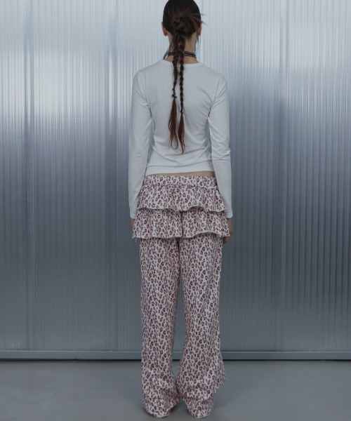 SETUPEXE（セットアップイーエックスイー）の「【SETUP‐EXE】STAR HENLEY NECK TOP / 【セットアップエグゼ】スターヘンリーネック長袖Ｔシャツ（Tシャツ/カットソー・レディース・ブラック/ホワイト・ONE SIZE）」の9枚目の写真