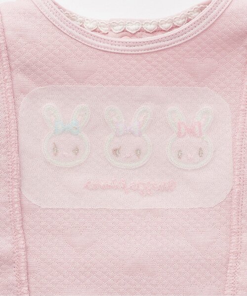 セール】ウサギアップリケ ハートジャガードワンピース（その他ベビー