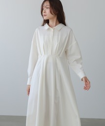 Bab(バブ)の【選べるサイズ展開】2WAYウエストタックシャツワンピース(シャツワンピース)