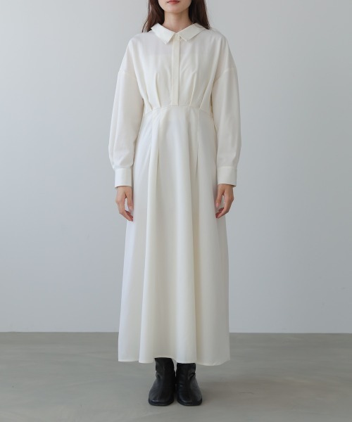 Bab（バブ）の「【選べるサイズ展開】2WAYウエストタックシャツワンピース（シャツワンピース・レディース・ブラウン/チャコールグレー/アイボリー・S/M/L）」の11枚目の写真