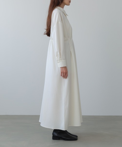 Bab（バブ）の「【選べるサイズ展開】2WAYウエストタックシャツワンピース（シャツワンピース・レディース・ブラウン/チャコールグレー/アイボリー・S/M/L）」の12枚目の写真