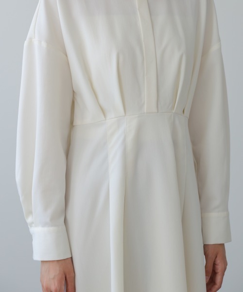 Bab（バブ）の「【選べるサイズ展開】2WAYウエストタックシャツワンピース（シャツワンピース・レディース・ブラウン/チャコールグレー/アイボリー・S/M/L）」の14枚目の写真