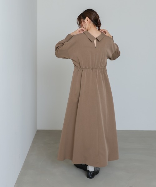 Bab（バブ）の「【選べるサイズ展開】2WAYウエストタックシャツワンピース（シャツワンピース・レディース・ブラウン/チャコールグレー/アイボリー・S/M/L）」の20枚目の写真