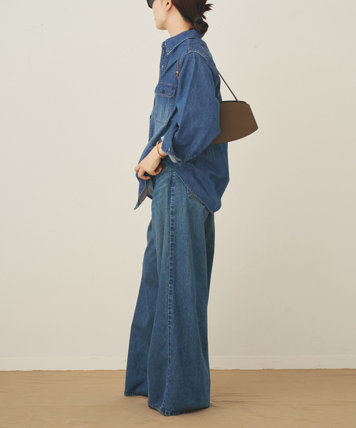 plage（プラージュ）の「DENIM シャツ（シャツ/ブラウス・レディース・サックスブルー/ブルー系その他・FREE）」の8枚目の写真