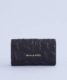 Maison de FLEUR｜メゾン ド フルールの財布（ブラック/黒色系）通販