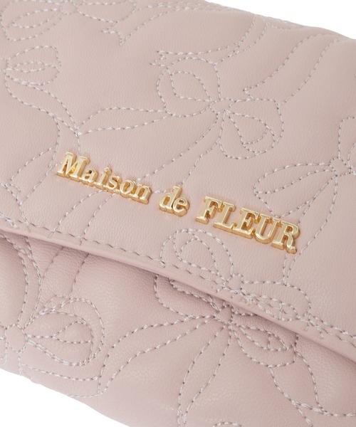 リボンキルティングロングウォレット（財布）｜Maison de FLEUR