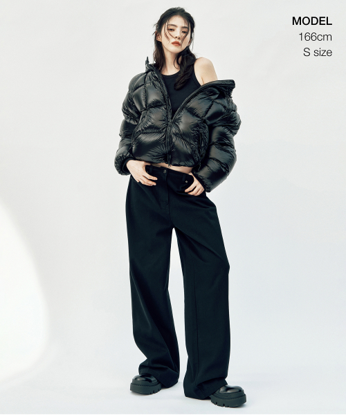 MUSINSA STANDARD WOMAN（ムシンサスタンダードウーマン）の「ウィメンズエッセンシャルタンクトップ[ブラック]（Tシャツ/カットソー・レディース・その他・MEDIUM/LARGE/X-SMALL/SMALL）」の2枚目の写真