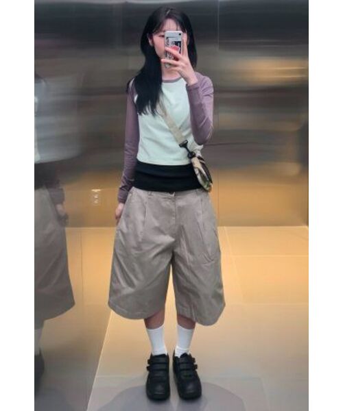 MUSINSA STANDARD WOMAN（ムシンサスタンダードウーマン）の「ウィメンズエッセンシャルタンクトップ[ブラック]（Tシャツ/カットソー・レディース・その他・MEDIUM/LARGE/X-SMALL/SMALL）」の13枚目の写真
