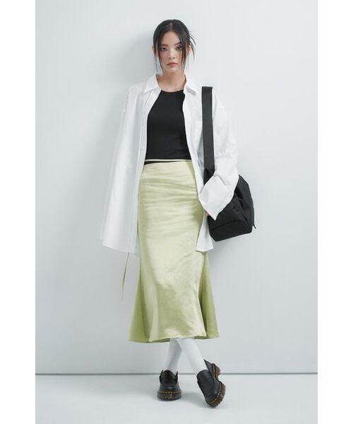 MUSINSA STANDARD WOMAN（ムシンサスタンダードウーマン）の「ウィメンズエッセンシャルタンクトップ[ブラック]（Tシャツ/カットソー・レディース・その他・MEDIUM/LARGE/X-SMALL/SMALL）」の21枚目の写真