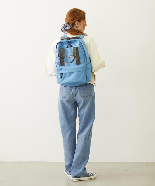 MILKFED.(ミルクフェド)の「BFF BACKPACK(バックパック/リュック・レディース・ライトブルー/ブラック/ネイビー/パープル・ONE SIZE)」の11枚目の写真