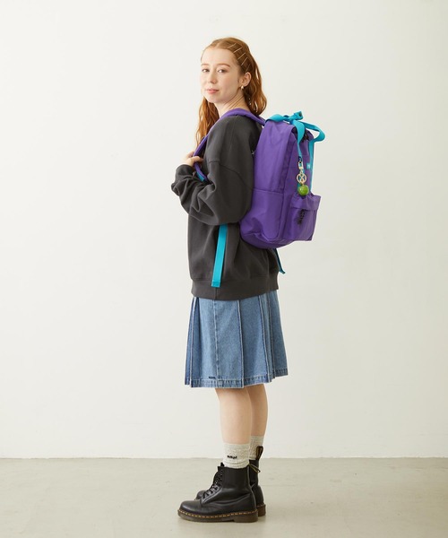 MILKFED.(ミルクフェド)の「BFF BACKPACK(バックパック/リュック・レディース・ライトブルー/ブラック/ネイビー/パープル・ONE SIZE)」の17枚目の写真