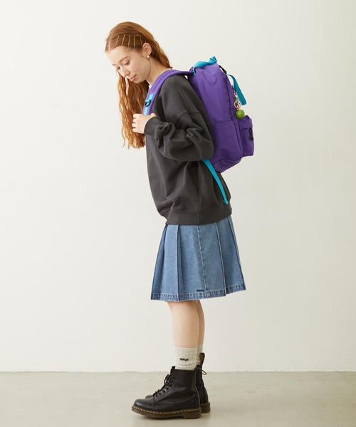 MILKFED.(ミルクフェド)の「BFF BACKPACK(バックパック/リュック・レディース・ライトブルー/ブラック/ネイビー/パープル・ONE SIZE)」の20枚目の写真
