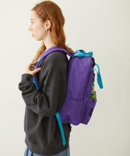 MILKFED.(ミルクフェド)の「BFF BACKPACK(バックパック/リュック・レディース・ライトブルー/ブラック/ネイビー/パープル・ONE SIZE)」の15枚目の写真