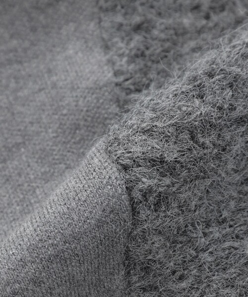 CAST:（キャストコロン）の「【1枚で着映える】スタッズニットワンピース（ワンピース・レディース・ブラック/グレー・S/M）」の3枚目の写真