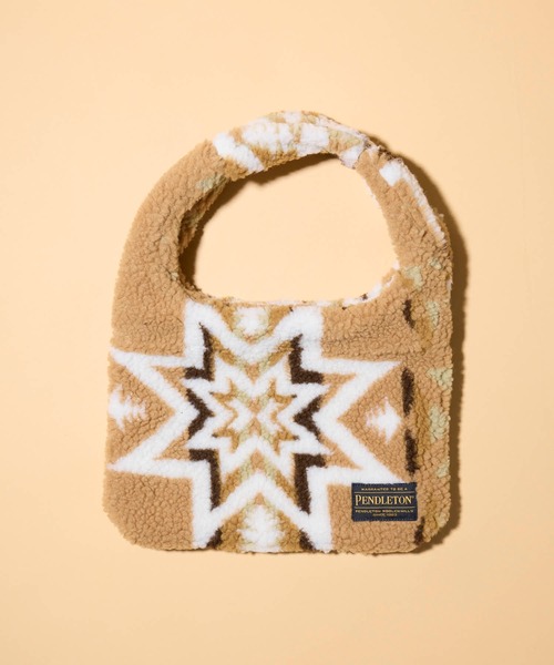 PENDLETON（ペンドルトン）の「【 PENDLETON / ペンドルトン 】ジャガードボアミニトートバッグ（トートバッグ・レディース・グレー/ベージュ・FREE）」の2枚目の写真