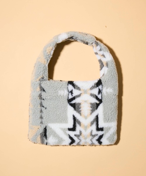 PENDLETON（ペンドルトン）の「【 PENDLETON / ペンドルトン 】ジャガードボアミニトートバッグ（トートバッグ・レディース・グレー/ベージュ・FREE）」の7枚目の写真