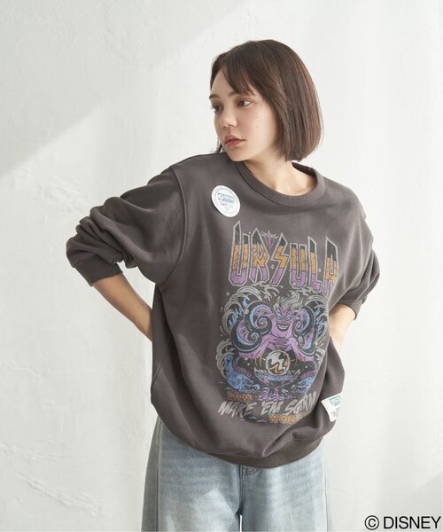 notch.（ノッチ）の「DISCUS ATHLETIC Disney Villains スウェット（スウェット・レディース・ブラック/チャコール/ダークグレー・M）」の5枚目の写真