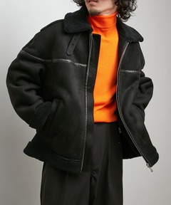 VINTAGE F/LEATHER CROP BZ ヴィンテージ フェイクレザー クロップ