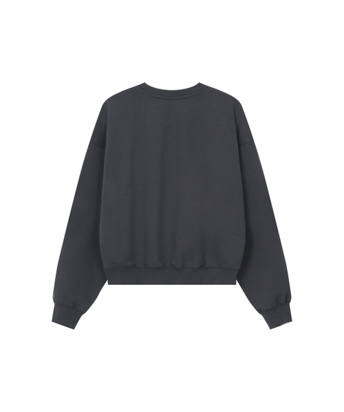 Miseki SEOUL(ミセキソウル)の「Quote sweat shirts CHARCOAL(スウェット・レディース・その他・OS)」の2枚目の写真