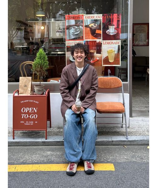 MUSINSA STANDARD(ムシンサスタンダード)の「リラックスベーシックブレザー【ダスティベージュ】(テーラードジャケット・メンズ・その他・MEDIUM/LARGE/X-LARGE/XX-LARGE)」の18枚目の写真