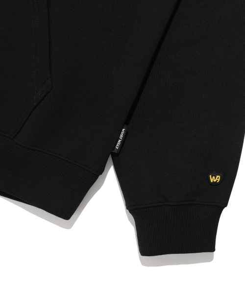 Wacky WiLLy(ワッキーウィリー)の「起毛タイポグラフィックフードブラック(パーカー・レディース・その他・SMALL/MEDIUM/LARGE/X-LARGE)」の6枚目の写真