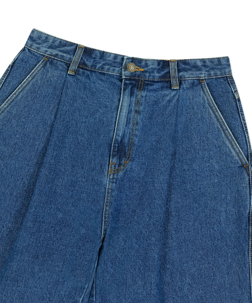 Wacky WiLLy(ワッキーウィリー)の「バミューダデニムショートパンツインディゴ(デニムパンツ・レディース・その他・MEDIUM/LARGE/X-LARGE/SMALL)」の4枚目の写真