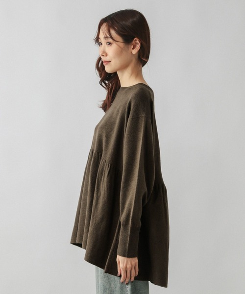 セール】ふわふわHugmeペプラム/599608（ニット/セーター）｜GLOBAL