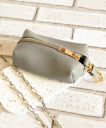 DiamondHearts（ダイヤモンドハーツ）の「ファスナー付きコンパクトPUレザーライクキーケース（キーケース/キーアクセサリー）」