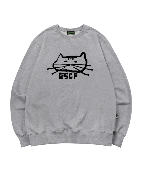 ESCAPEFROM（エスケープフロム）の「ドゥドゥル イースケープ キャットプリント スウェット グレー（スウェット・レディース・その他・MEDIUM/LARGE）」の2枚目の写真