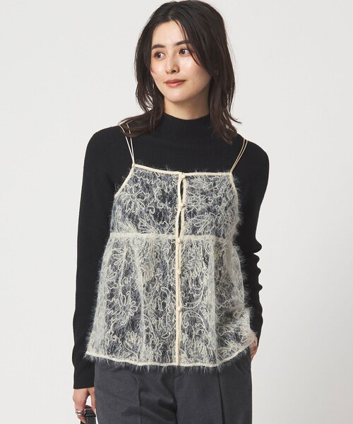 セール】シアー レース キャミソール（ベスト）｜green label relaxing