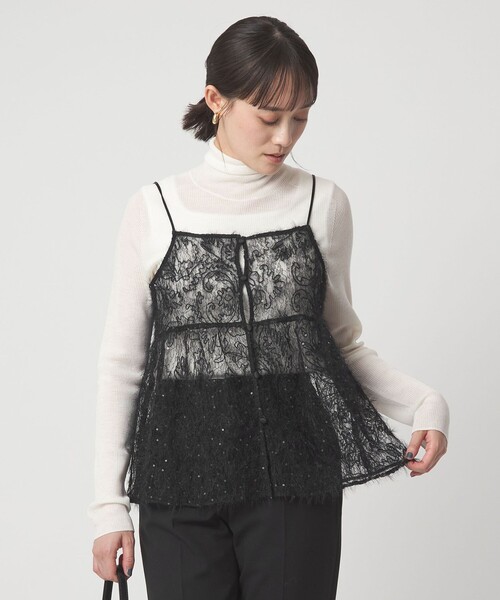 セール】シアー レース キャミソール（ベスト）｜green label relaxing