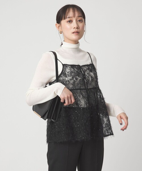 セール】シアー レース キャミソール（ベスト）｜green label relaxing