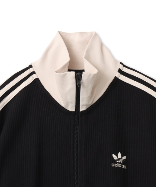 adidas(アディダス)の「adidas WAFFLE CLASSIC TRACK TOP / アディダス ワッフル クラシック トラックトップ【SP】(その他アウター・メンズ・ブラック・XS/S/M/L/XL/XXL)」の4枚目の写真