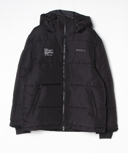 RVCA（ルーカ）の「ルーカ RVCA BACK PRINT PUFFER JKT サーフ ジャケット（ダウンジャケット/コート・メンズ・カーキ/ブラック・S/M/L）」の2枚目の写真