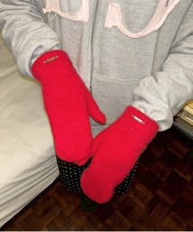 レディースの手袋（レッド/赤色系・ミトン）ファッション通販 - ZOZOTOWN