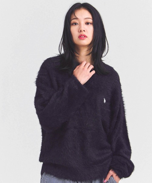 U.S. POLO ASSN.（ユーエスポロアッスン）の「US POLO ASSN ｸﾙｰｾｰﾀｰ（ニット/セーター・メンズ・ブラック/ダークオレンジ・M/L/XL）」の10枚目の写真